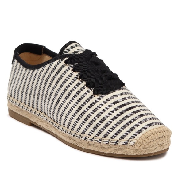 NIB Joie Corston Striped Espadrille Oxford Loafer Flats Sneaker 38.5 - Picture 12 of 12
